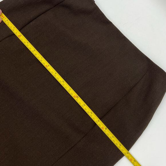 Akris Brown Pencil Skirt - Picture 7 of 10
